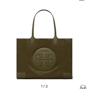NWT Tory Burch Ella Tote in Leccio